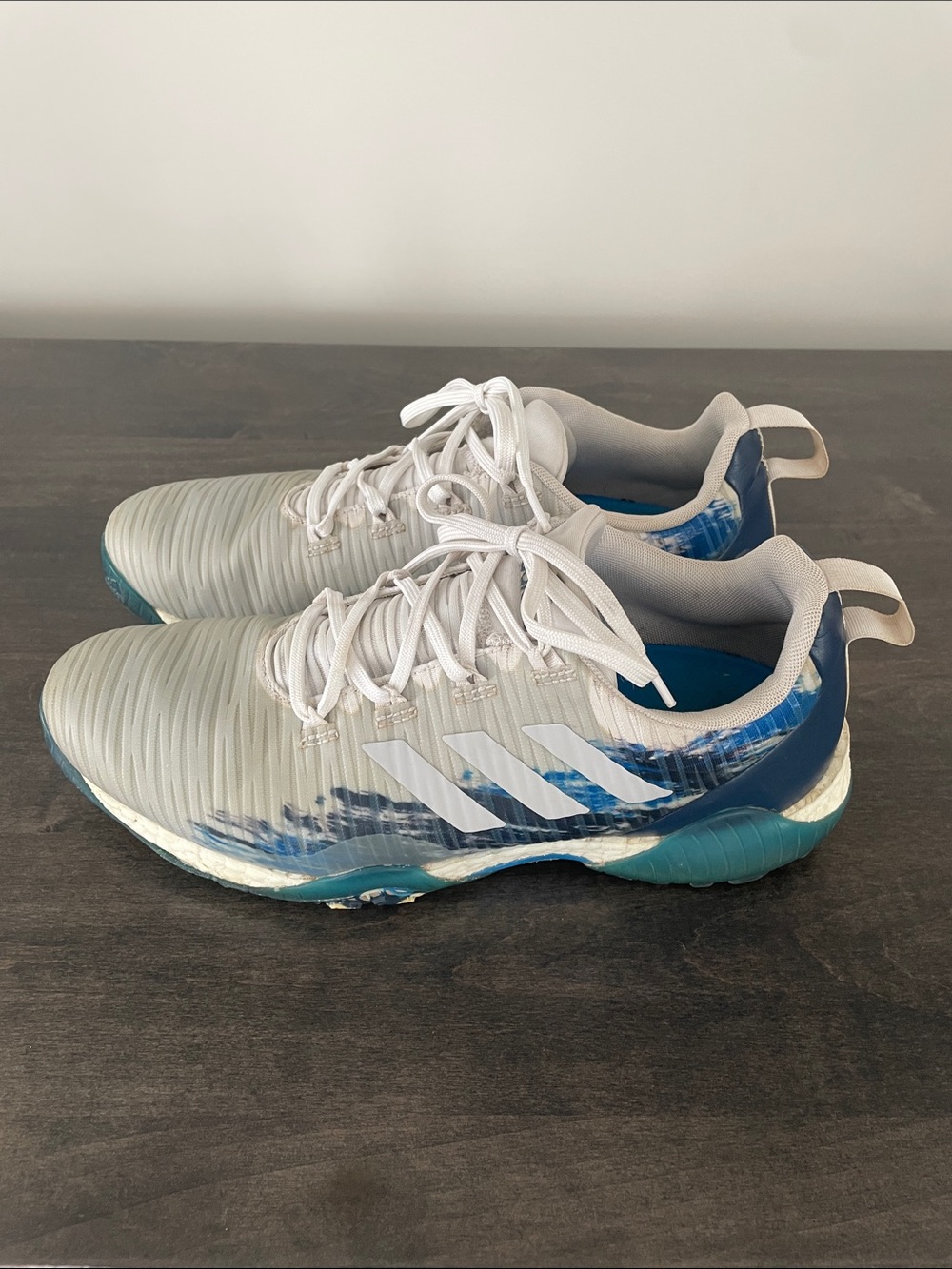 Men’s adidas chaos golf shoes.